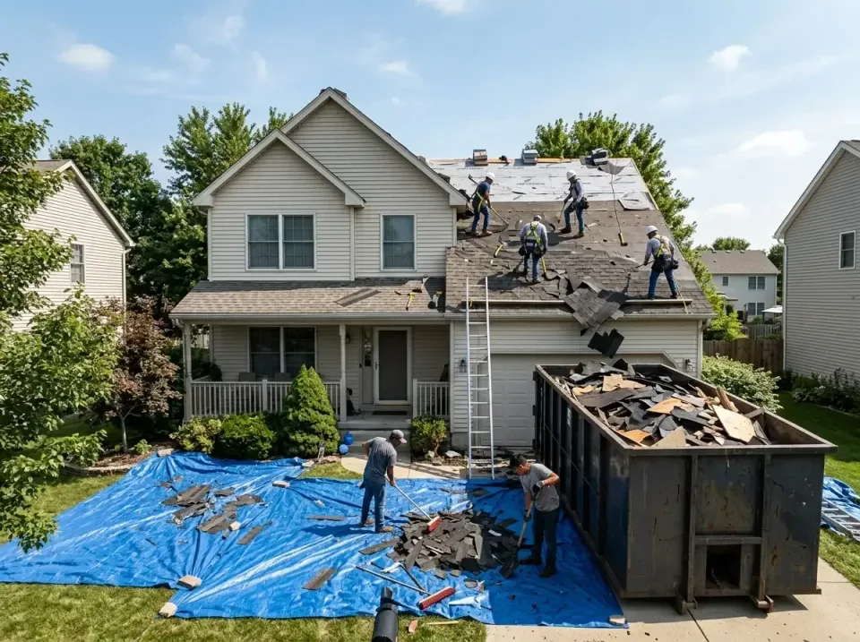 roof-replacement-debris-remova-004 — frequently asked questions, Cheapest Dumpster Rentals in Collinsville, AL